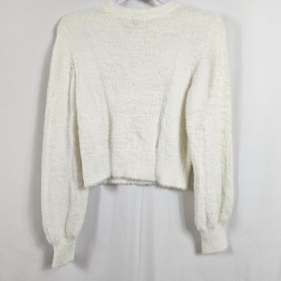 Aritzia Sunday Best Kitten Sweater in White - Size M - Picture 7 of 9